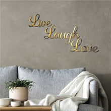 Load image into Gallery viewer, Live Laugh Love Hand Painted wall art

