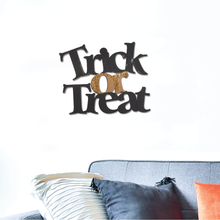 Load image into Gallery viewer, trick or treat wall decor
