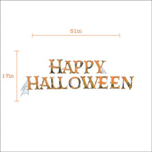 Load image into Gallery viewer, Happy Halloween Handpainted Wall Words (19520)
