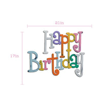 Load image into Gallery viewer, Happy Birthday 3D Wall Decor

