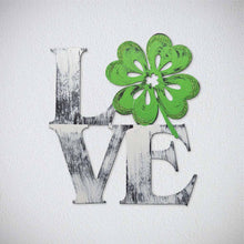 Load image into Gallery viewer, LOVE clover wall decor
