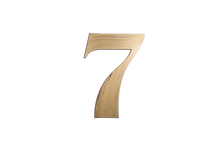 Load image into Gallery viewer, Hand-Painted Americana 3D House Numbers - 9 Inches High - Customizable and Ready to Hang - Made in USA
