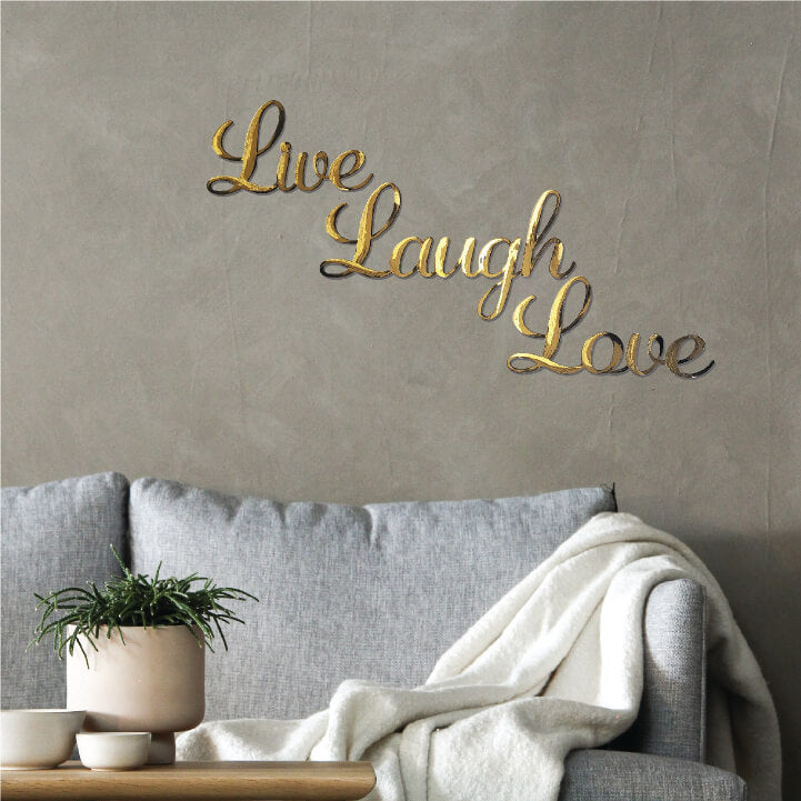 Live Laugh Love Hand Painted wall art