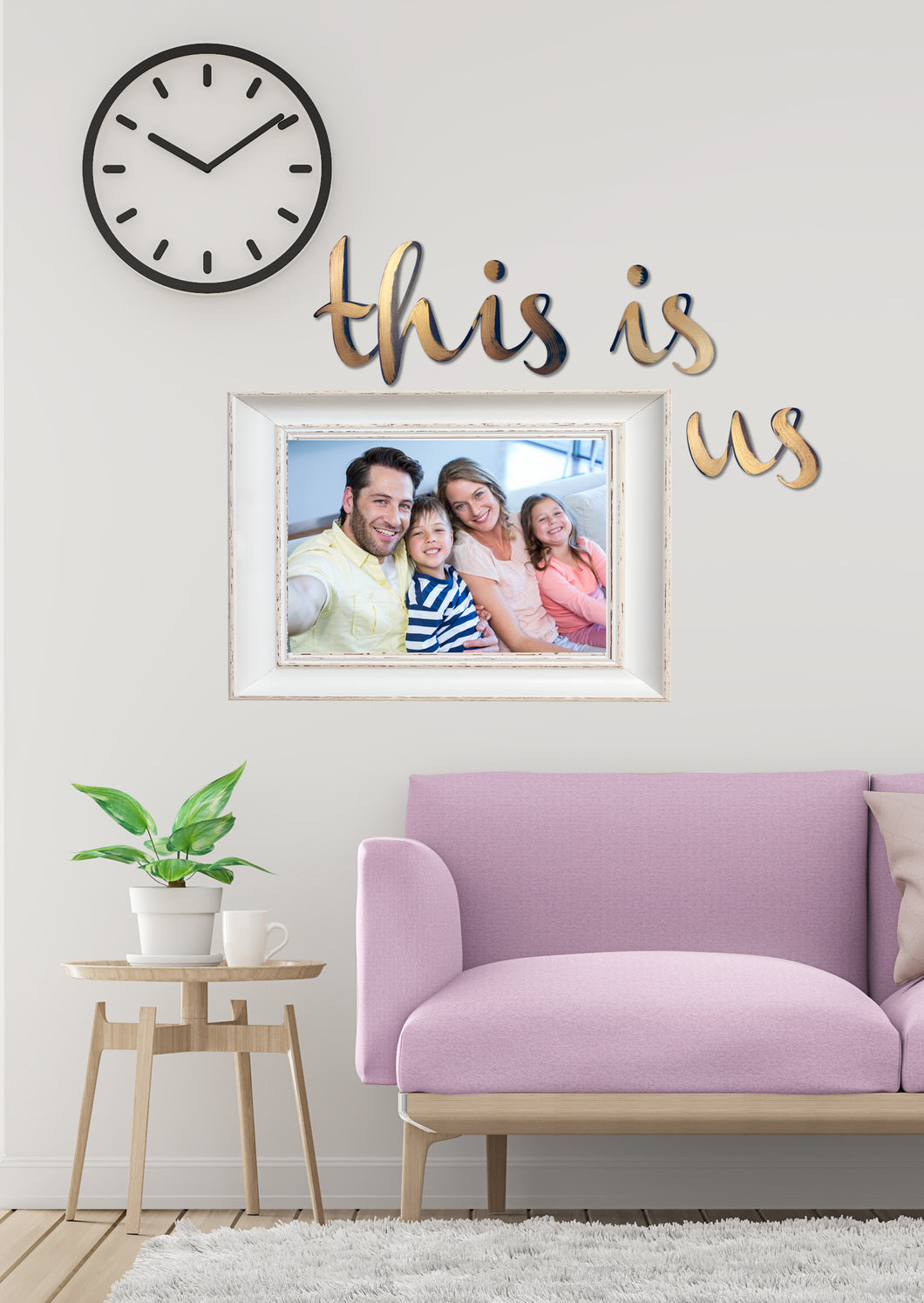 this is us Hand Painted Wall Decor