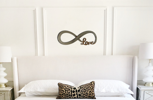 infinity love wall decor