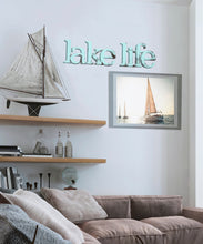 Load image into Gallery viewer, lake life wall decor
