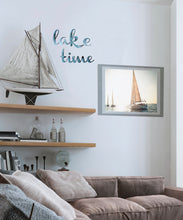Load image into Gallery viewer, lake time Hand Painted Wall Decor
