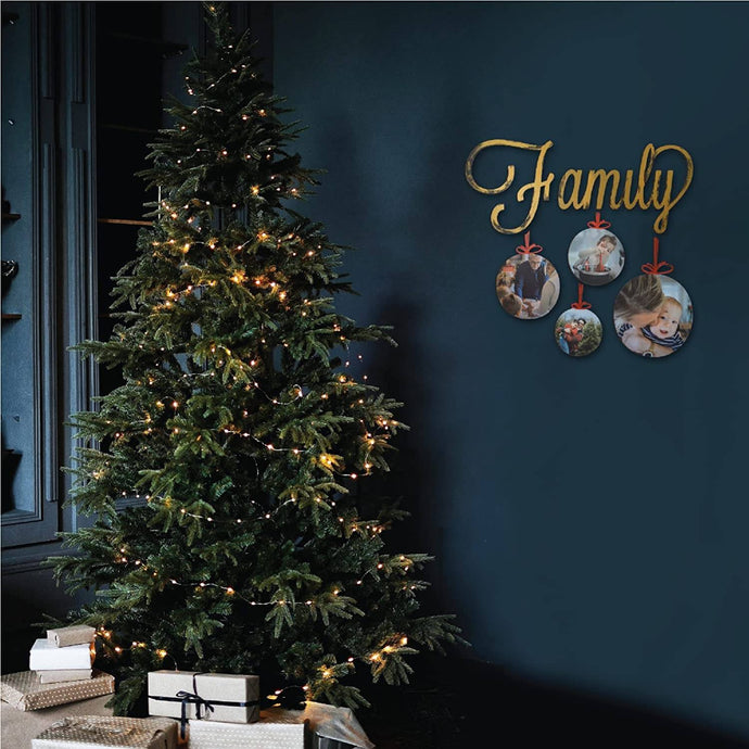 Custom Christmas Ornament Wall Decor