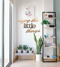Load image into Gallery viewer, enjoy the little things wall decor
