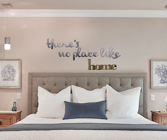 there's no place like home wall decor